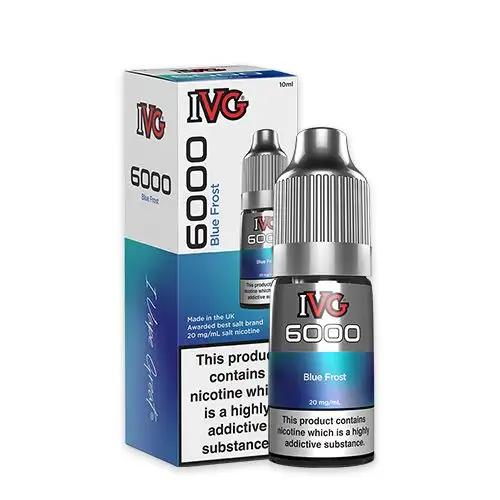 Product Image of Blue Frost Nic Salt E-Liquid by IVG 6000 Bar Salts 10ml